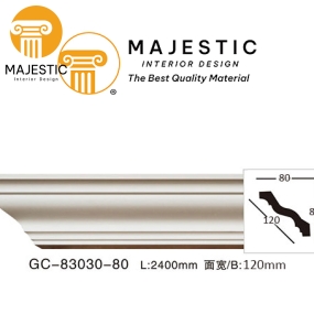 Phào Trần Trắng 120mm GC-83030-80