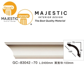 Phào Trần Tròn Trơn 103mm GC-83042-70