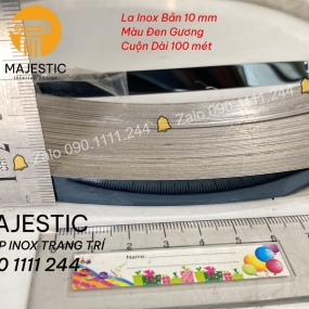 La Inox 1 cm Đen Gương