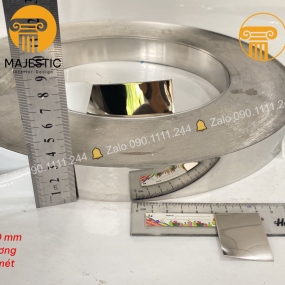 La Inox 3 cm Trắng Gương