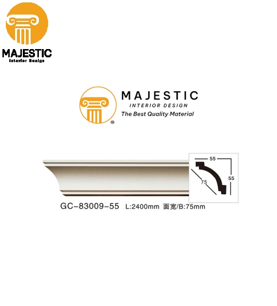 Phào Trần Đơn  Giản 75mm 83009-55