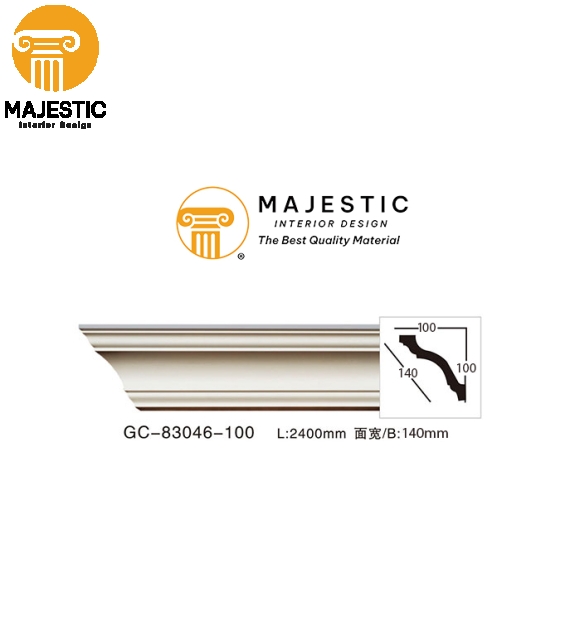 Phào Trần Cổ Điển Trơn 140mm GC-83046-100