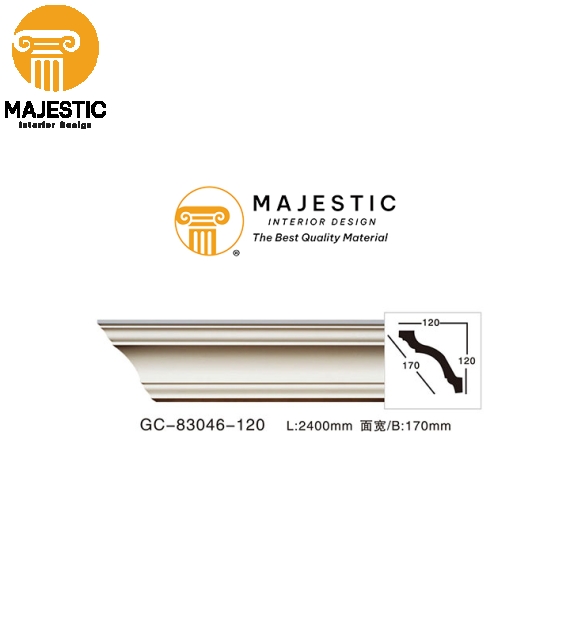 Phào Trần Cổ Điển Trơn 170mm GC-83046-120