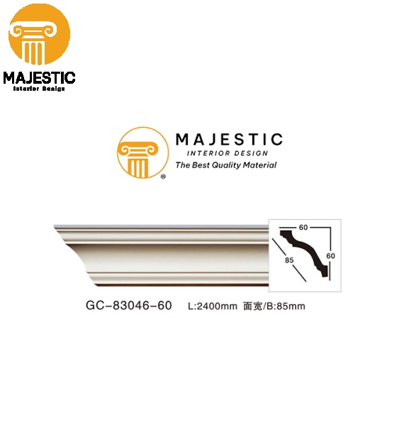 Phào Trần Cổ Điển Trơn 85 mm GC-83046-60