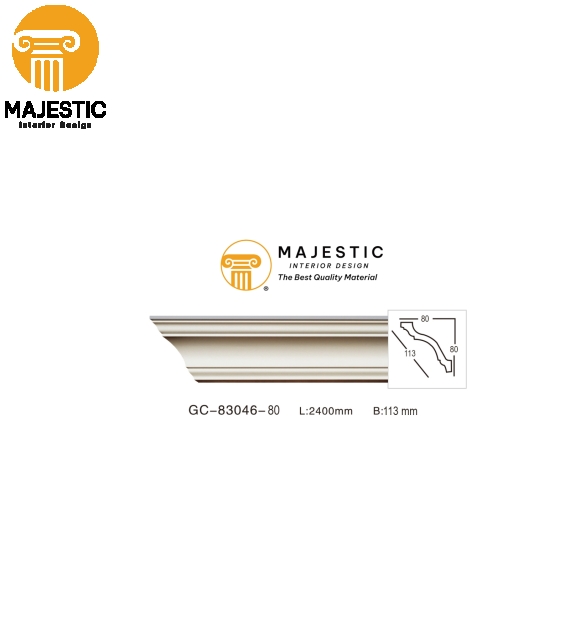 Phào Trần Cổ Điển Trơn 113mm GC-83046-80