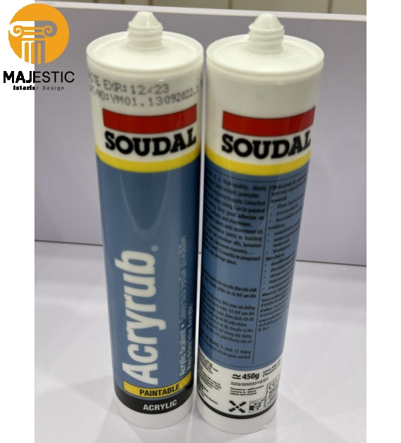 Keo Dán Phào Chỉ Soudal Acryrub