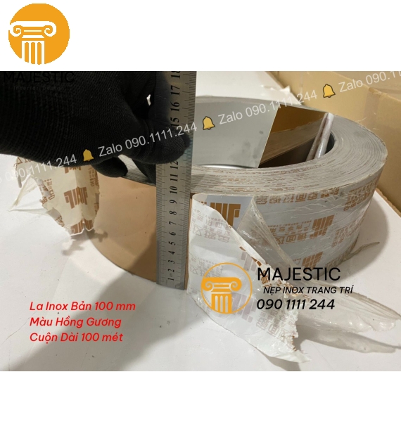 La Inox 10 cm Hồng Gương