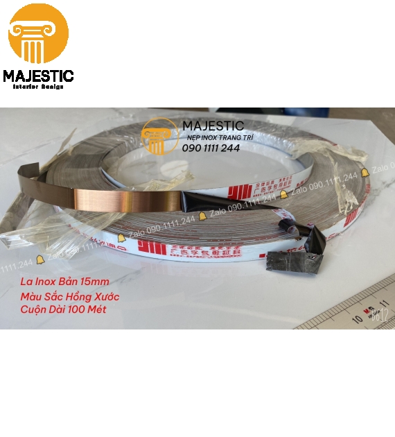 La Inox 1.5 cm Hồng Xước