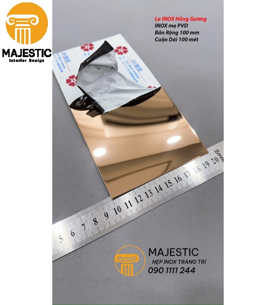 La Inox 10 cm Hồng Gương