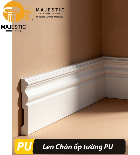 Phào Chỉ Len Chân PU 152mm