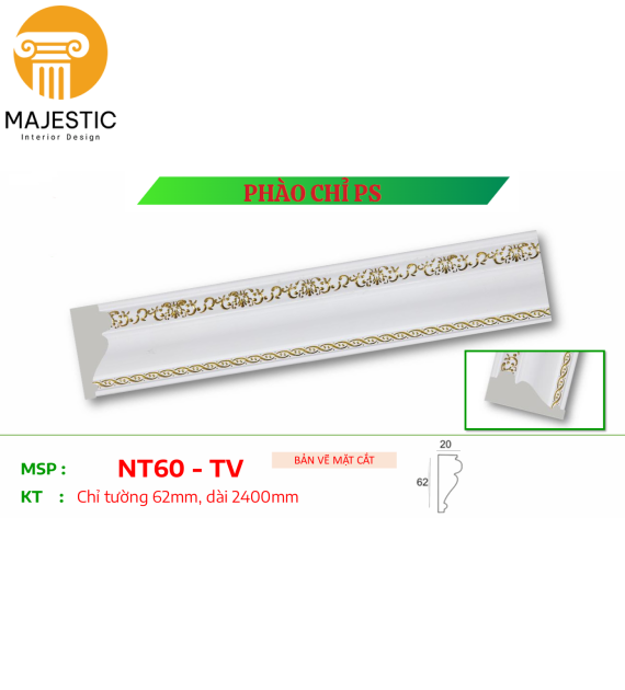 Chỉ Lưng Hoa Văn 6cm TV