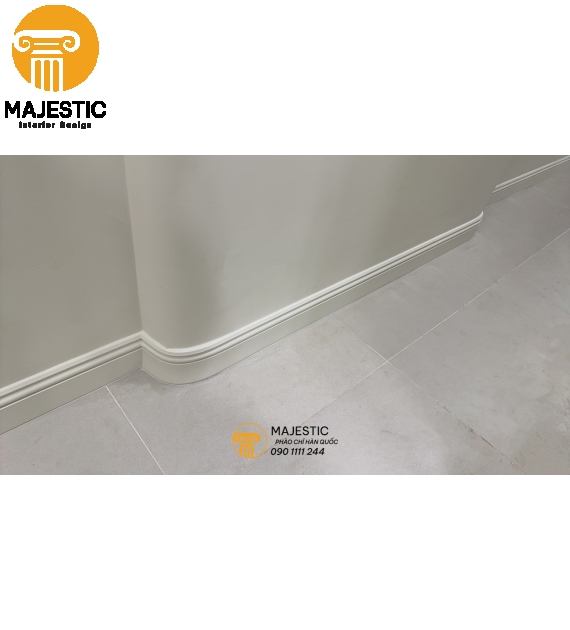 Phào Chỉ Len Chân PU 95mm