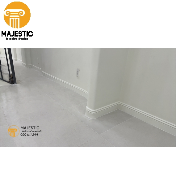 Phào Chỉ Len Chân PU 95mm