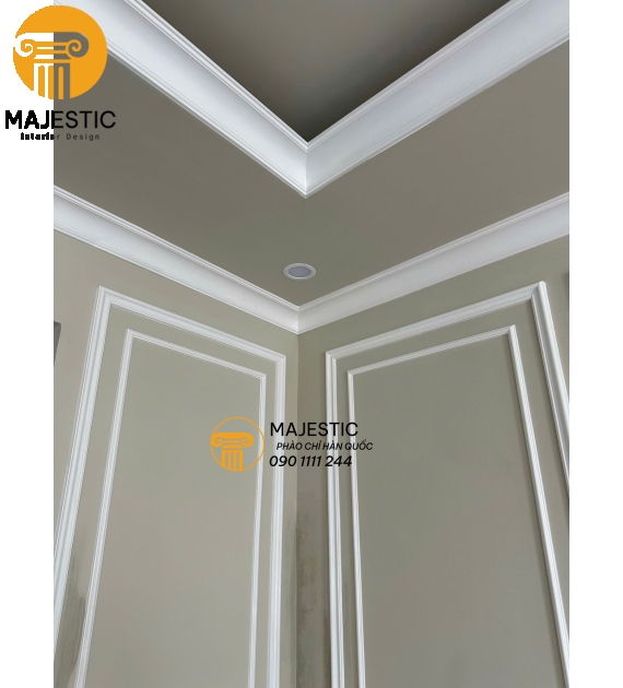 Phào Trần Tròn Trơn 103mm GC-83042-70