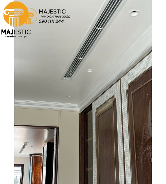 Phào Trần Cổ Điển Trơn 96mm