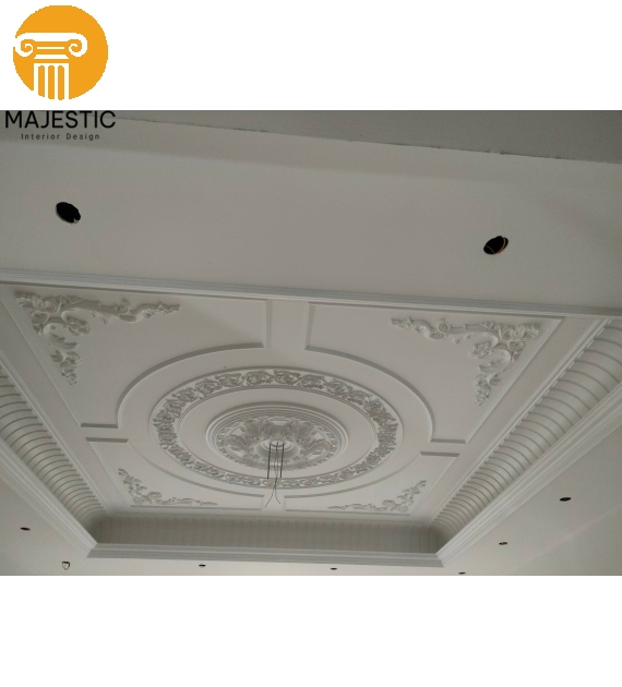 Phào Chỉ Trần PU Lam Vuông 300