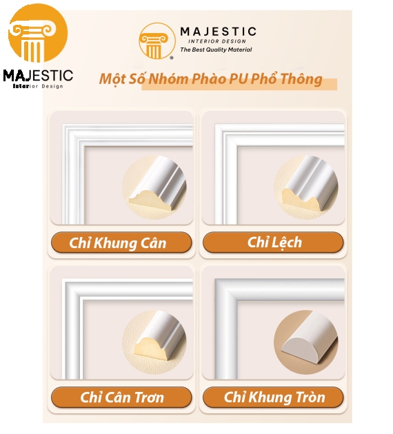 Phào Tường PU 30 mm GD-85016-30