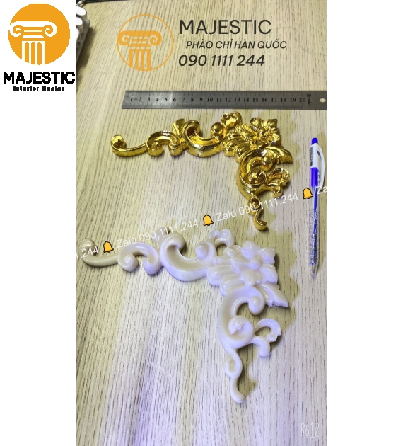 Phù Điêu Góc Phào Chỉ PK002
