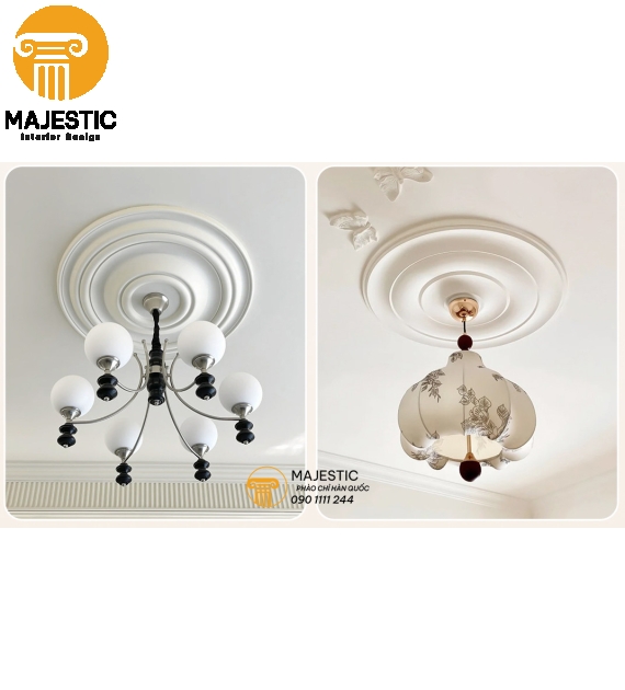 Mâm Trần PU 600 mm Trơn
