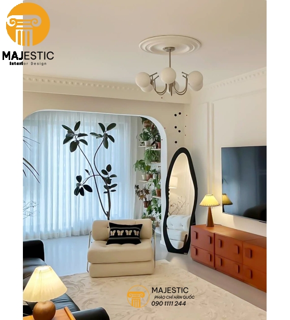 Mâm Trần PU 800 mm Trơn