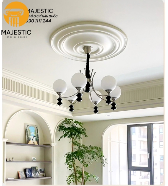 Mâm Trần PU 600 mm Trơn