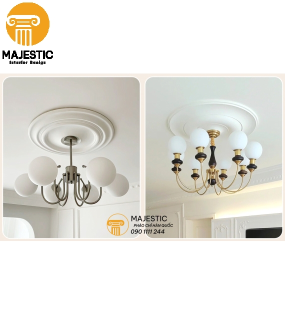 Mâm Trần PU 600 mm Trơn