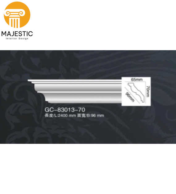 Phào Trần Cổ Điển Trơn 96mm