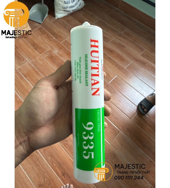 Keo Silicon HUITIAN 9111 Đen Nhám
