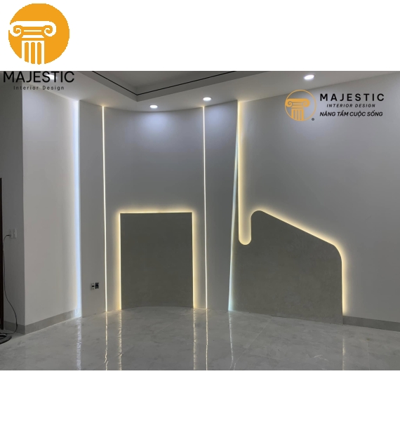 Vách Thạch Cao Tạo Kiểu Modern TCV01