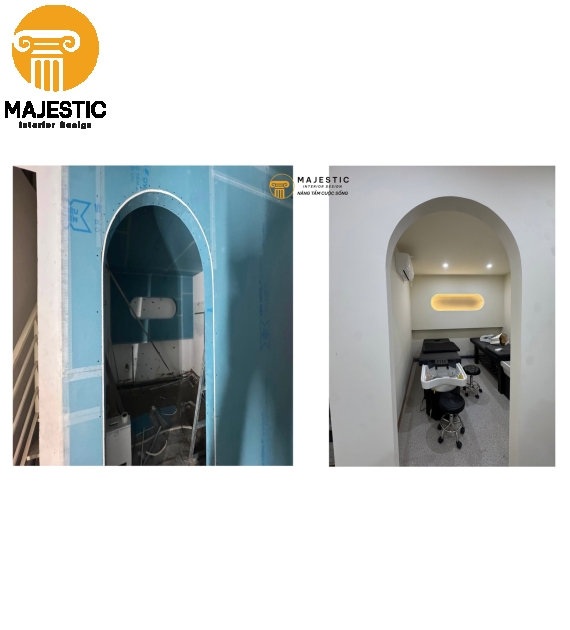 Vách Thạch Cao Tạo Kiểu Modern TCV02