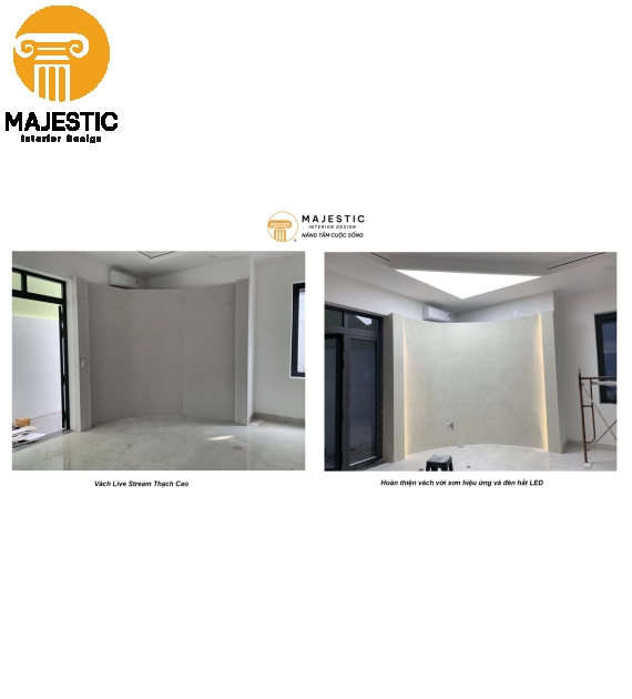 Vách Thạch Cao Tạo Kiểu Modern TCV01