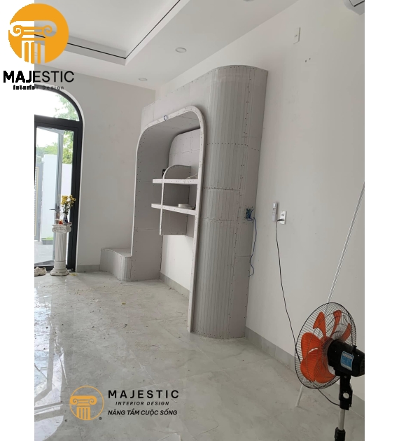 Vách Thạch Cao Tạo Kiểu Modern TCV01