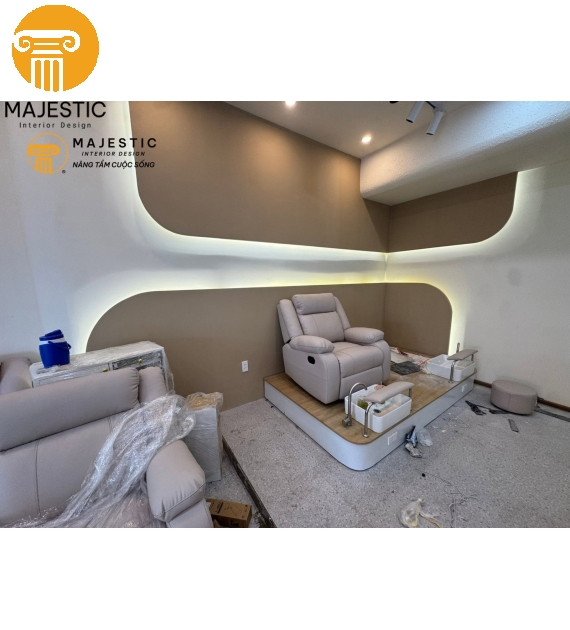 Vách Thạch Cao Tạo Kiểu Modern TCV02